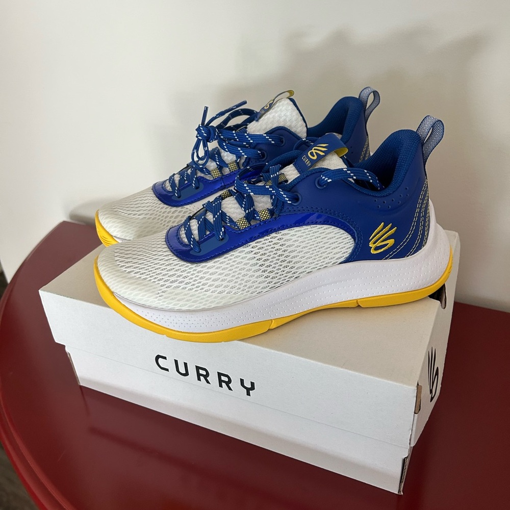 Under Armour Blue and White Sneakers with Modern Design